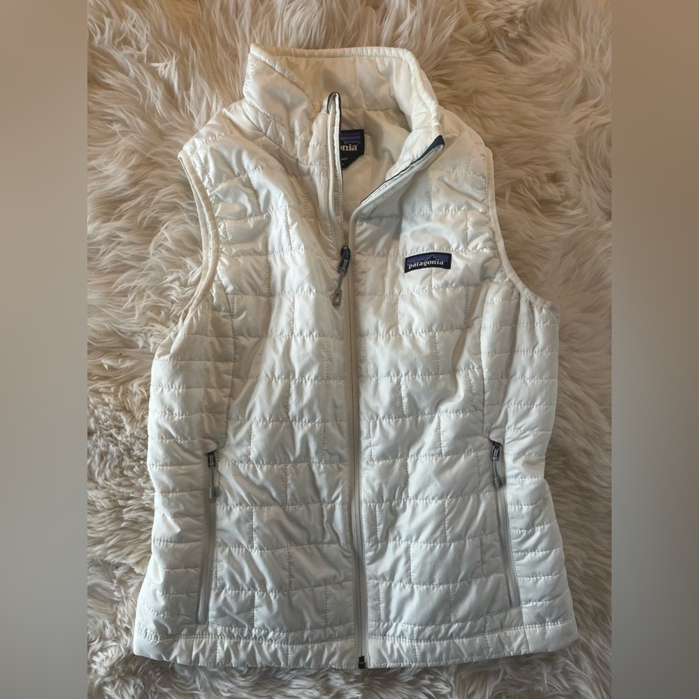 Women’s Patagonia Nano Puff Vest White Size S